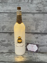 Load image into Gallery viewer, Bee happy vase & light up bottle