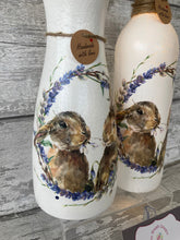 Load image into Gallery viewer, Rabbit vase and light up bottle set