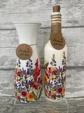 Load image into Gallery viewer, wildflower vase and light up bottle set