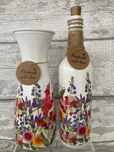 Load image into Gallery viewer, wildflower vase and light up bottle set
