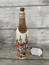 Load image into Gallery viewer, wild flower light up bottle