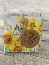 Load image into Gallery viewer, Daffodil coasters x 4
