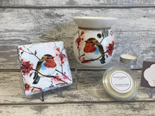 Load image into Gallery viewer, Robin wax burner gift set