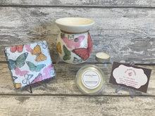 Load image into Gallery viewer, Butterfly Wax Burner gift set
