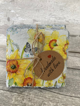Load image into Gallery viewer, Daffodil coasters x 4