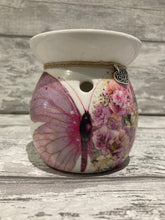 Load image into Gallery viewer, Pink butterfly wax burner