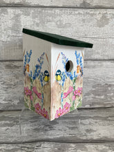 Load image into Gallery viewer, Robin on a fence bird box