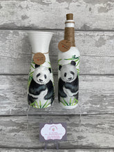 Load image into Gallery viewer, Panda vase and light up bottle set