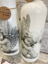 Load image into Gallery viewer, Angel vase & light up bottle set