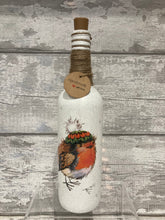 Load image into Gallery viewer, Robin in hat vase and light up bottle set