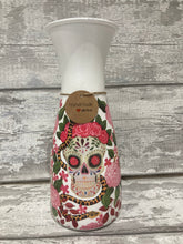 Load image into Gallery viewer, skull vase - decouoage, skulls, skull gifts