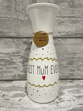 Load image into Gallery viewer, Mum vase - Best Mum Ever