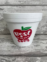 Load image into Gallery viewer, Teacher gift flowers plant pot