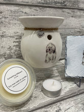 Load image into Gallery viewer, Old English wax burner gift set