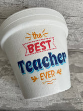 Load image into Gallery viewer, Teacher gift flowers plant pot