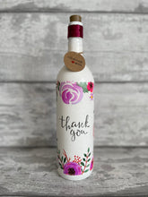 Load image into Gallery viewer, Thank you light up bottle