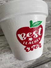 Load image into Gallery viewer, Teacher gift flowers plant pot