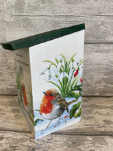 Load image into Gallery viewer, White robin bird box - Robins Appear