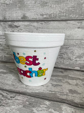 Load image into Gallery viewer, Teacher gift flowers plant pot