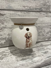 Load image into Gallery viewer, Golden retriever wax burner