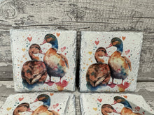 Load image into Gallery viewer, Duck slate coasters
