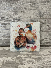 Load image into Gallery viewer, Duck slate coasters