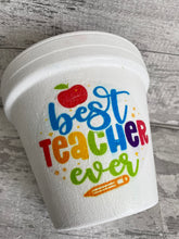 Load image into Gallery viewer, Teacher gift flowers plant pot