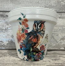 Load image into Gallery viewer, Owl plant pot