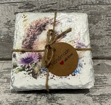 Load image into Gallery viewer, Hedgehog slate coasters