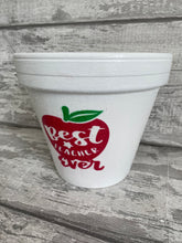 Load image into Gallery viewer, Personalised Teacher gift flowers plant pot