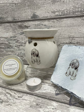 Load image into Gallery viewer, Old English wax burner gift set