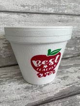 Load image into Gallery viewer, Teacher gift flowers plant pot