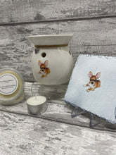 Load image into Gallery viewer, Chihuahua dog wax burner gift set