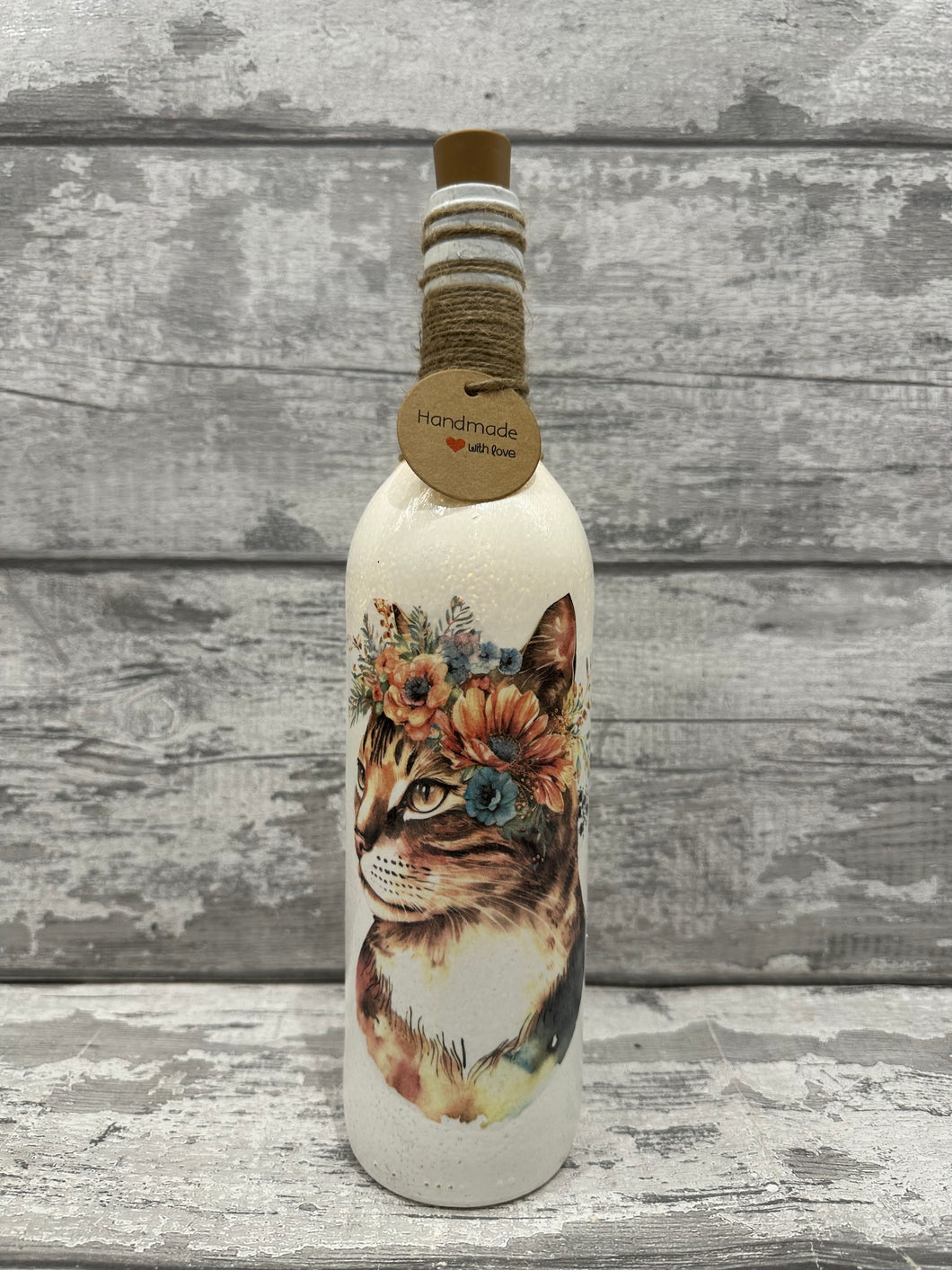 Cat light up bottle