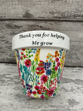 Load image into Gallery viewer, Teacher gift flowers plant pot
