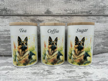 Load image into Gallery viewer, German shepherd canister set
