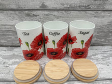 Load image into Gallery viewer, Poppy canister set
