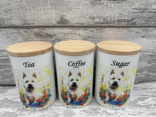 Load image into Gallery viewer, Westie canister set
