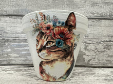 Load image into Gallery viewer, Cat plant pot
