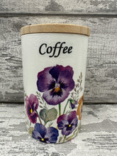 Load image into Gallery viewer, Pansy canister set

