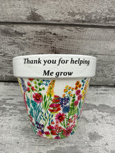 Load image into Gallery viewer, Teacher gift flowers plant pot
