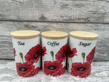 Load image into Gallery viewer, Poppy canister set
