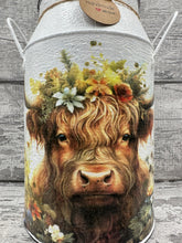 Load image into Gallery viewer, Highland cow churn
