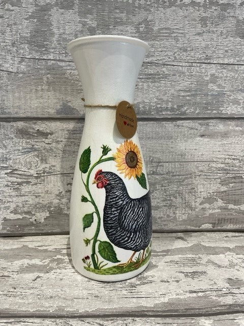 Chicken vase