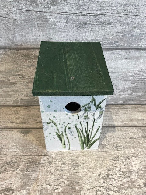 Snowdrop bird box – Mrs Wreath Designs Uk
