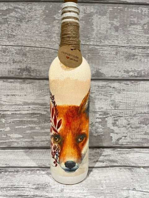 Fox face light up bottle