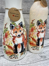 Load image into Gallery viewer, Fox vase and light up bottle set
