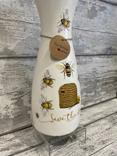 Load image into Gallery viewer, Bee &quot;save the&quot; vase
