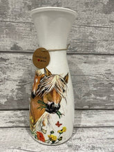 Load image into Gallery viewer, Horse and foal vase
