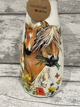 Load image into Gallery viewer, Horse and foal vase
